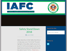 Tablet Screenshot of iafcsafety.org